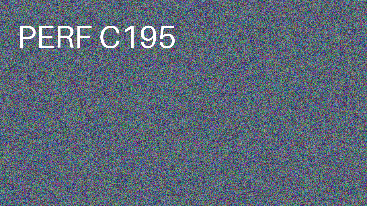 Perf Course 195 C195
