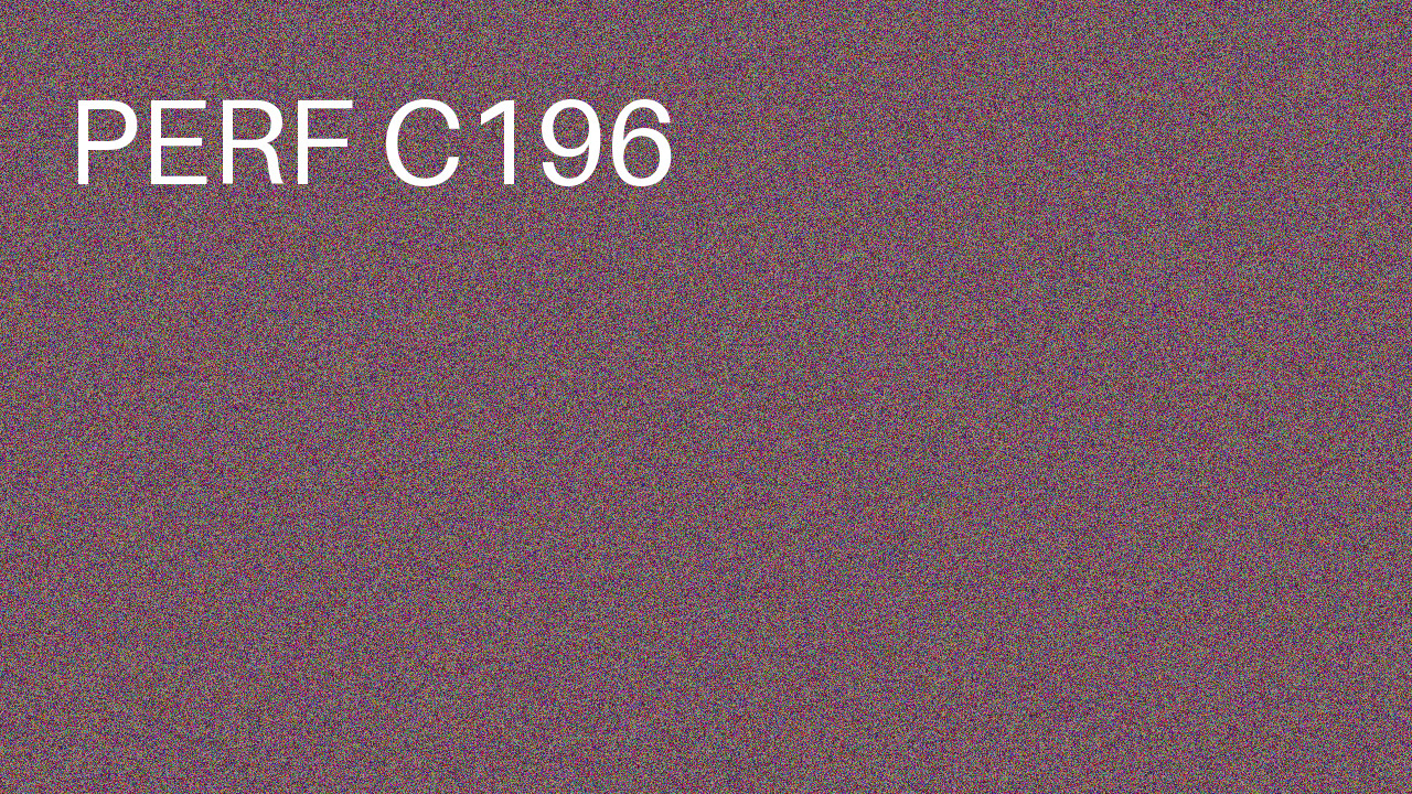 Perf Course 196 C196