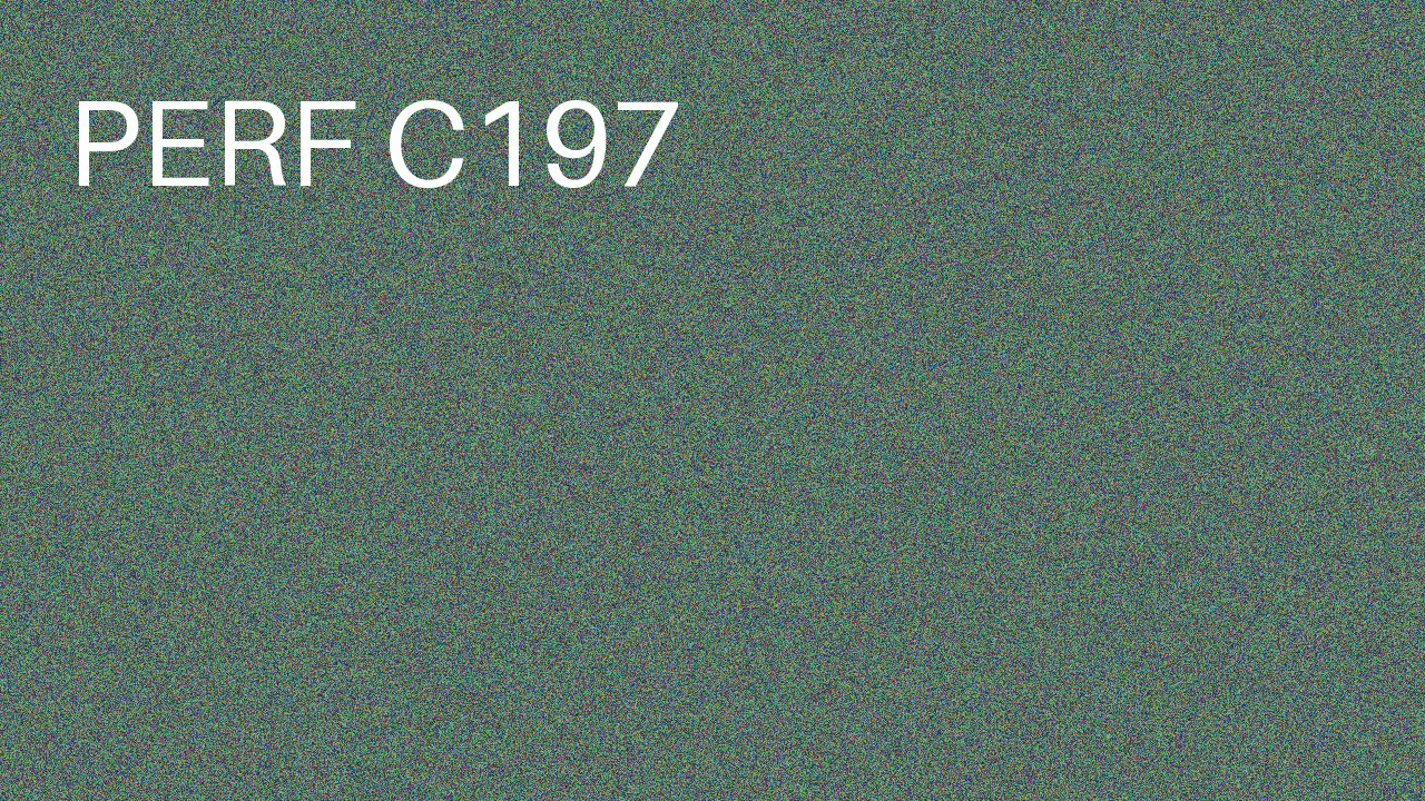 Perf Course 197 C197