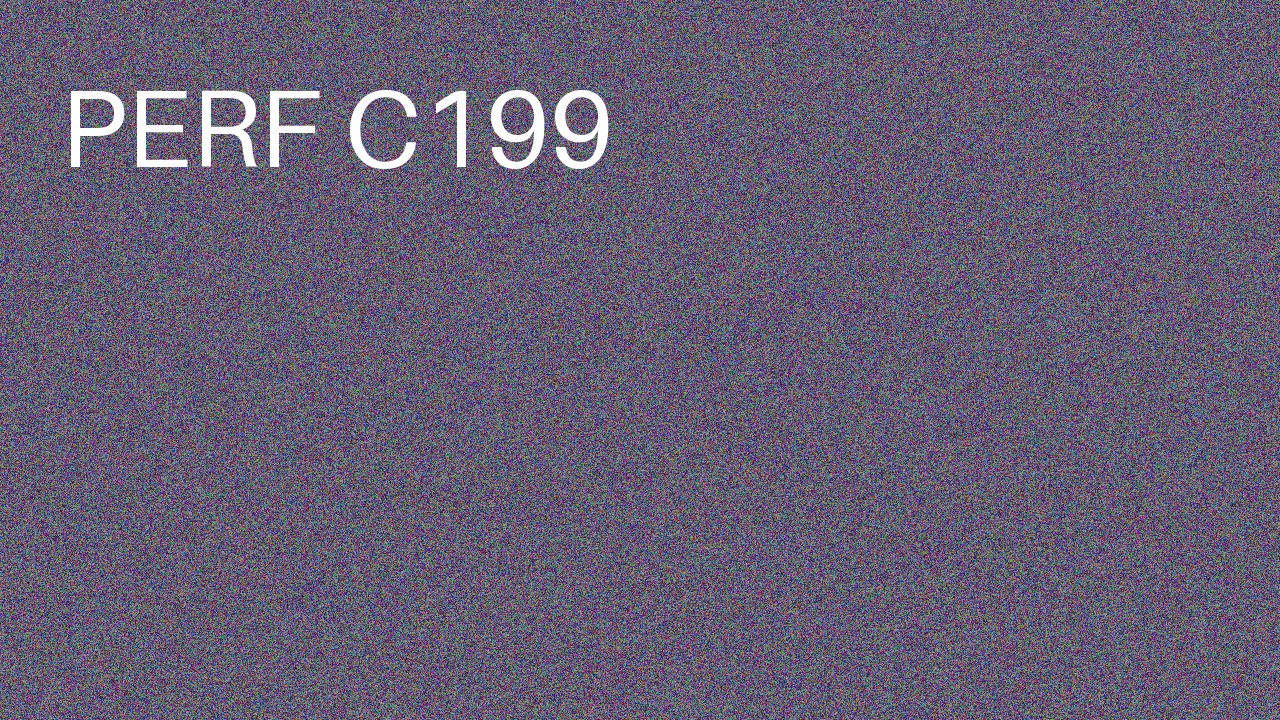 Perf Course 199 C199