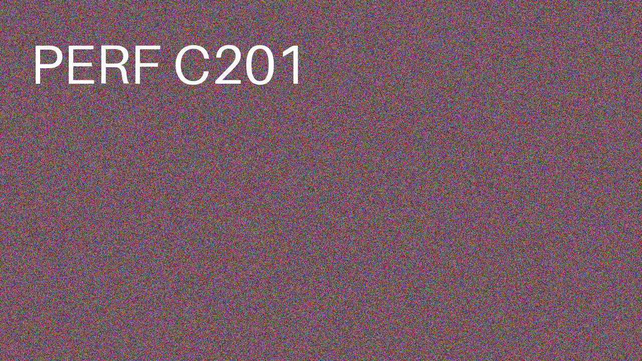 Perf Course 201 C201