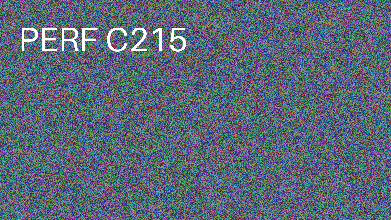 Perf Course 215 C215