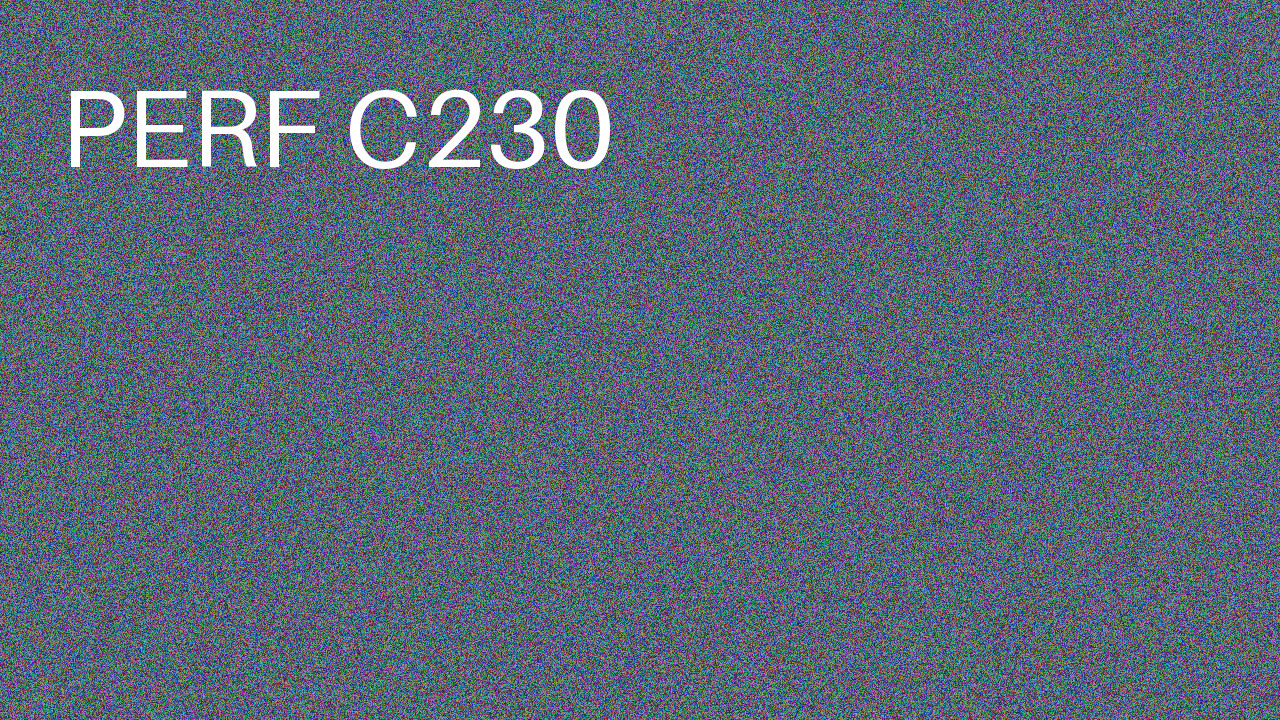 Perf Course 230 C230