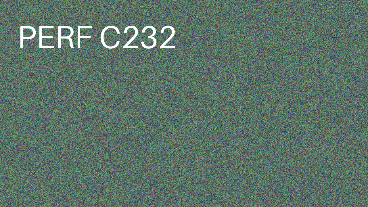 Perf Course 232 C232