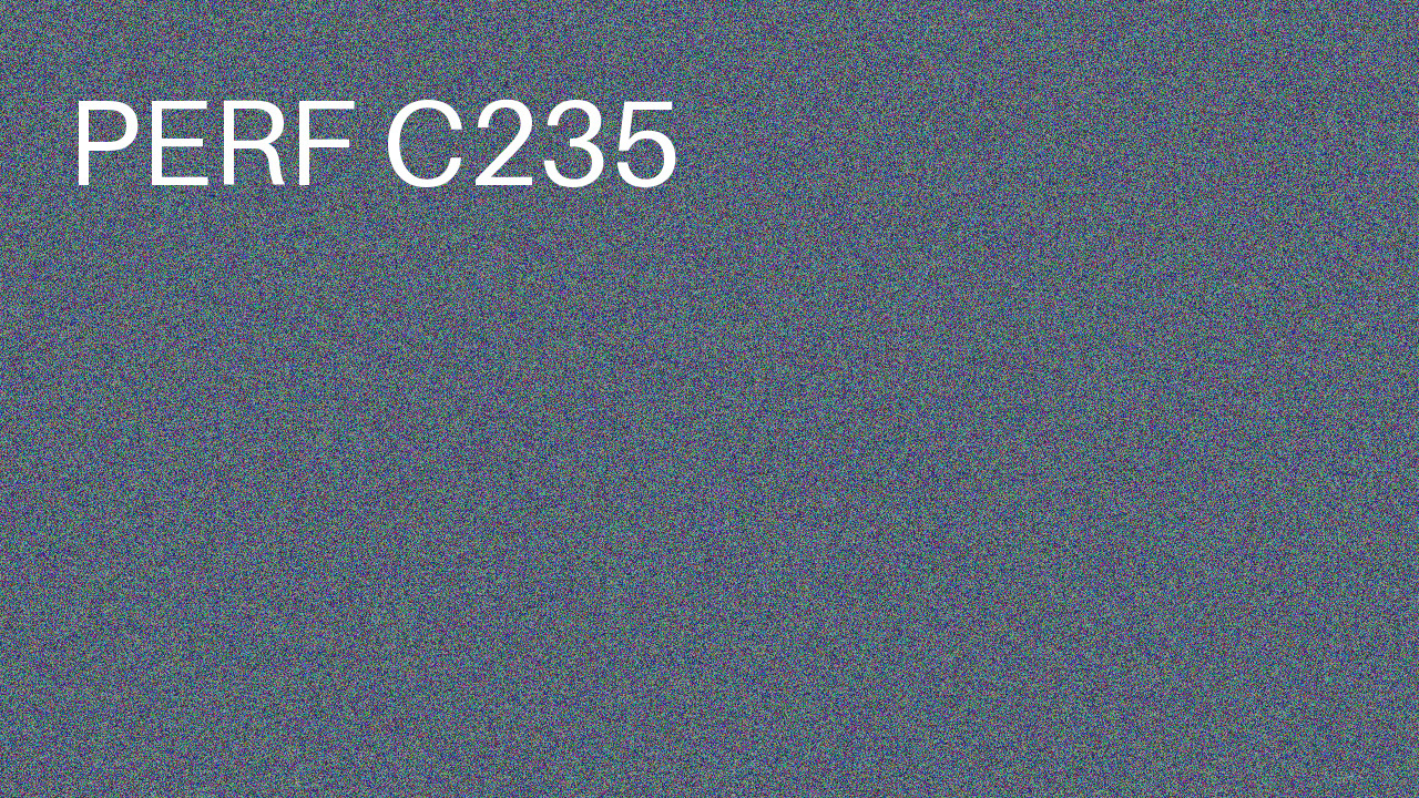 Perf Course 235 C235