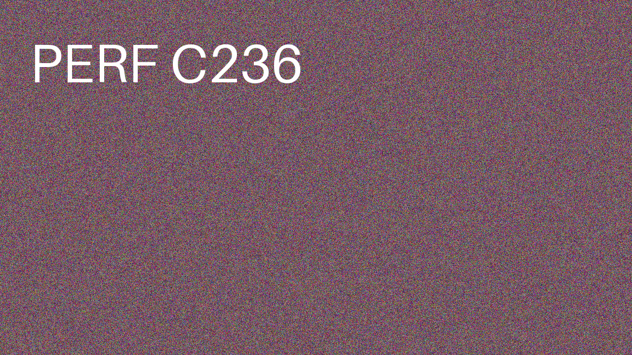 Perf Course 236 C236