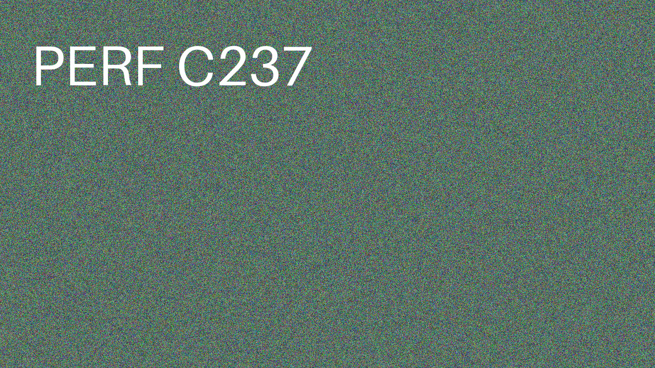 Perf Course 237 C237