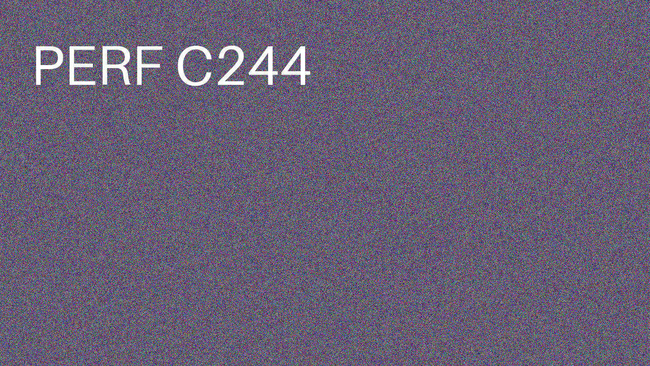 Perf Course 244 C244