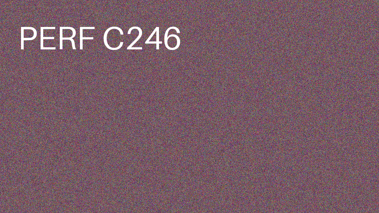 Perf Course 246 C246