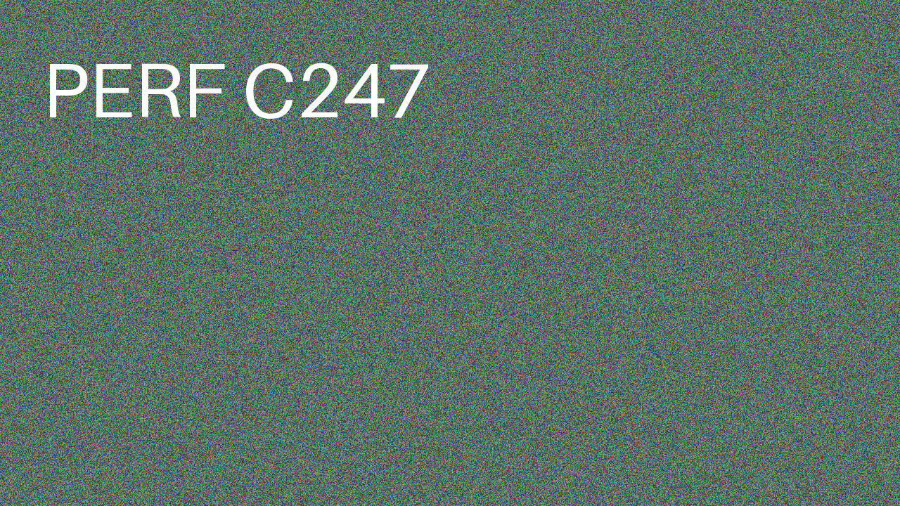 Perf Course 247 C247
