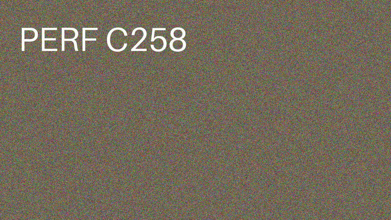 Perf Course 258 C258