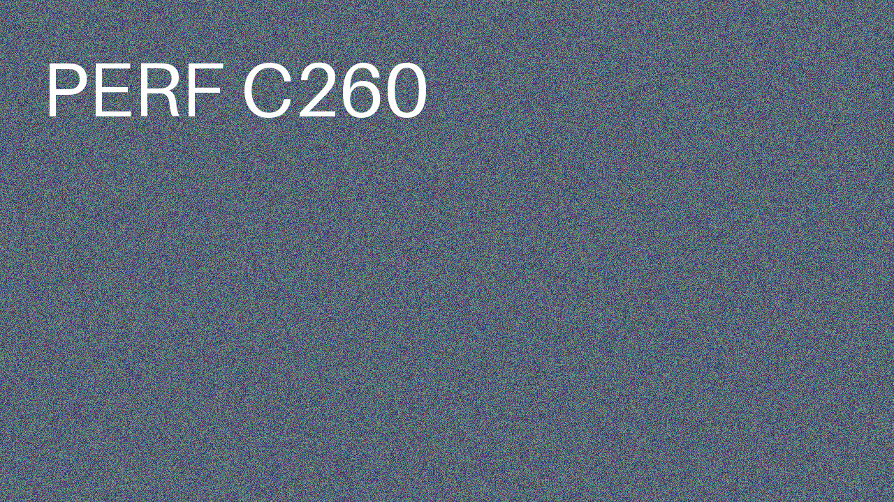 Perf Course 260 C260