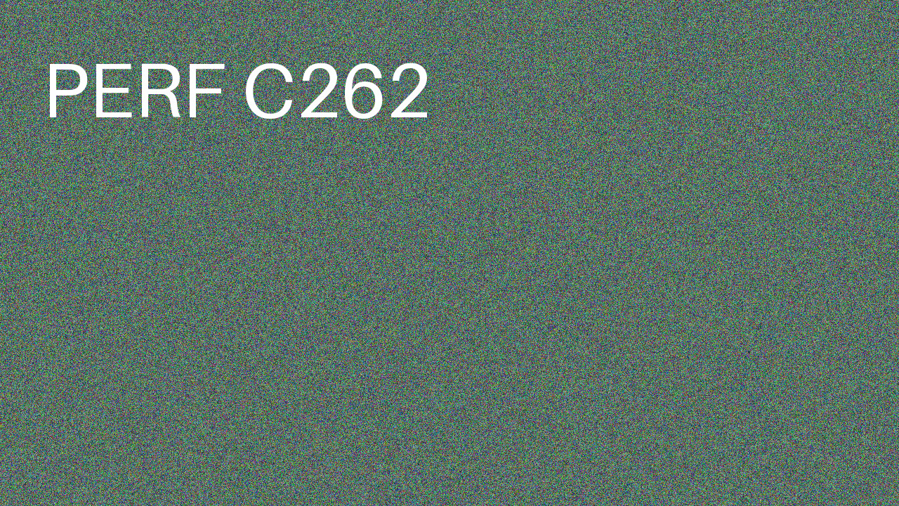 Perf Course 262 C262