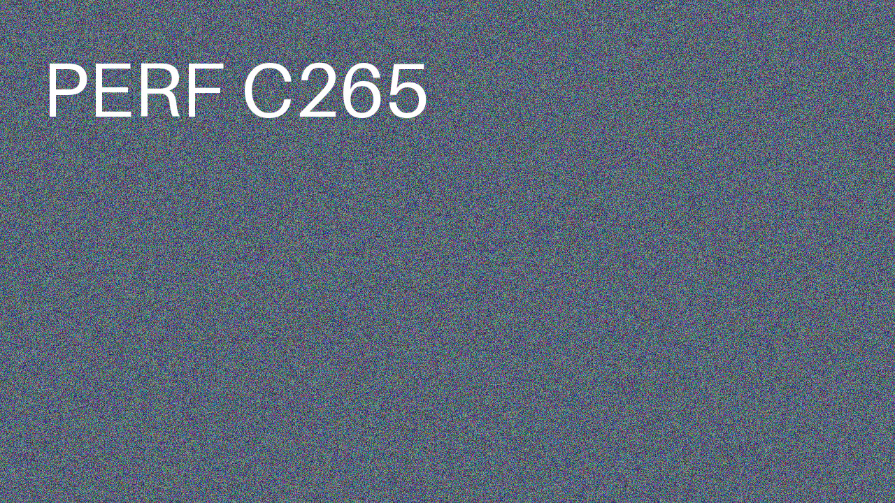 Perf Course 265 C265