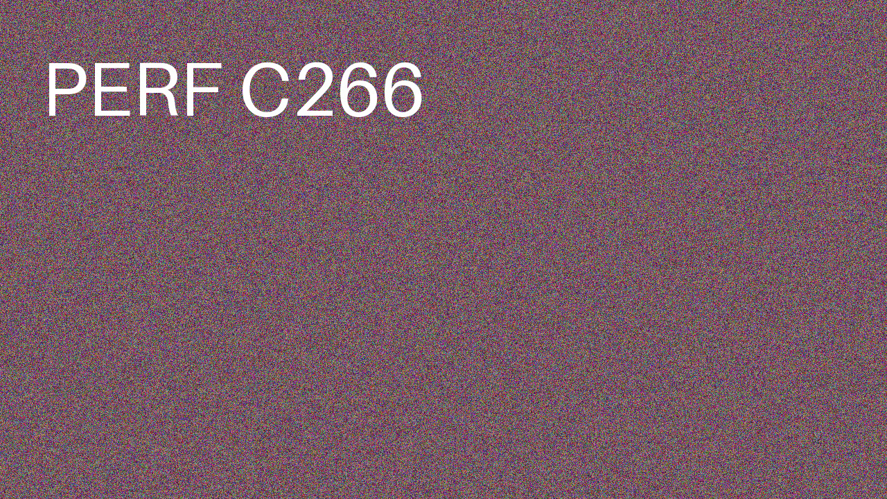 Perf Course 266 C266