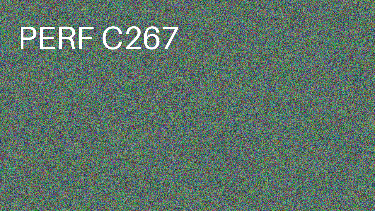 Perf Course 267 C267