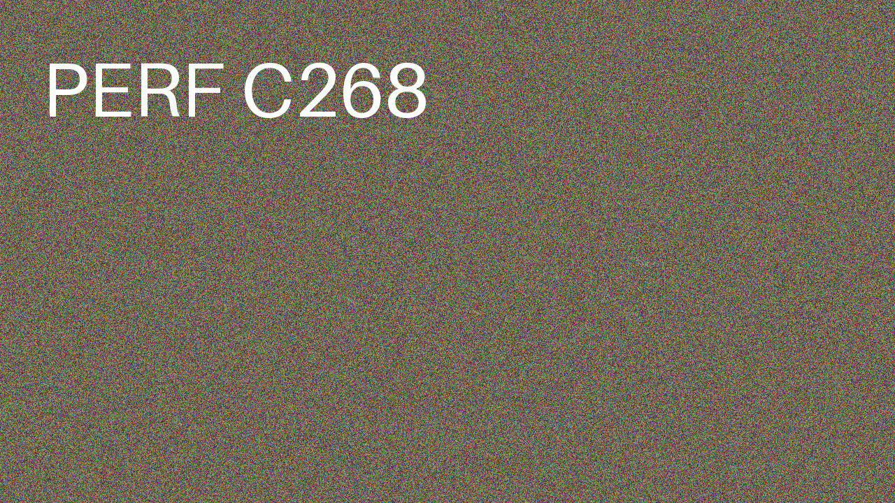 Perf Course 268 C268
