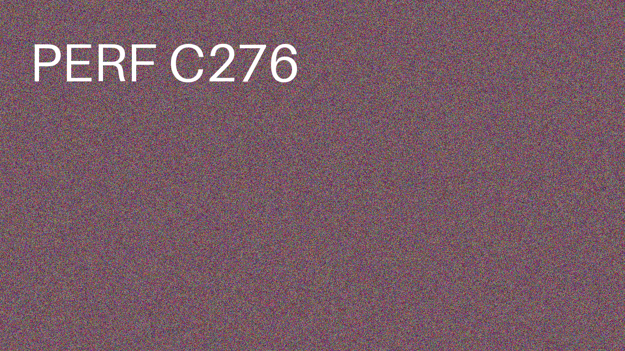 Perf Course 276 C276