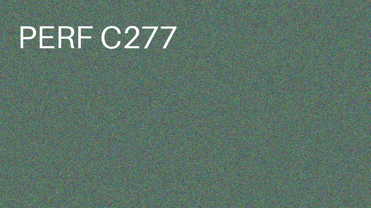 Perf Course 277 C277