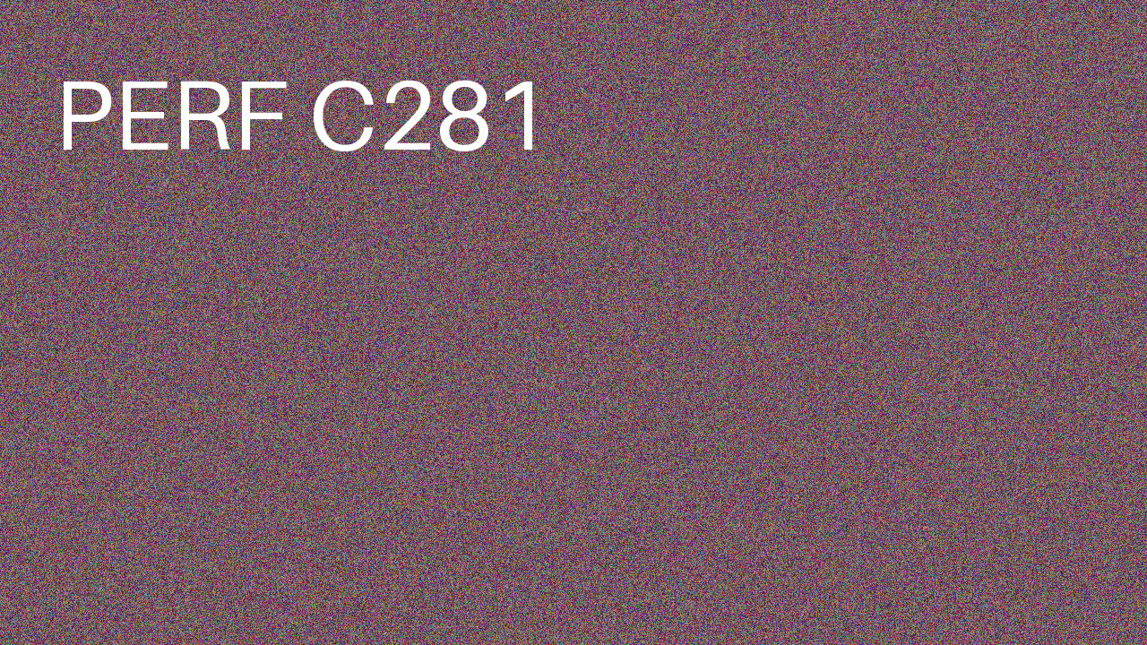 Perf Course 281 C281