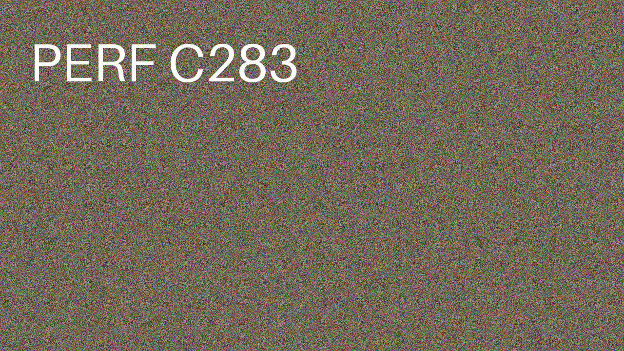 Perf Course 283 C283