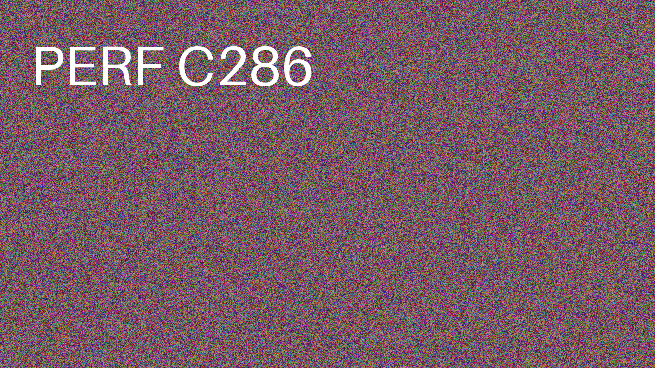 Perf Course 286 C286