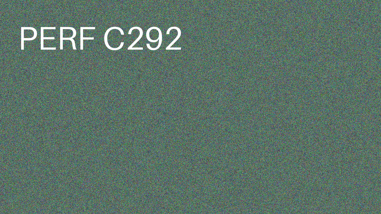 Perf Course 292 C292