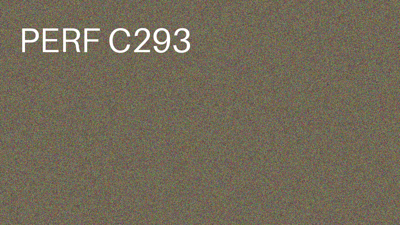 Perf Course 293 C293