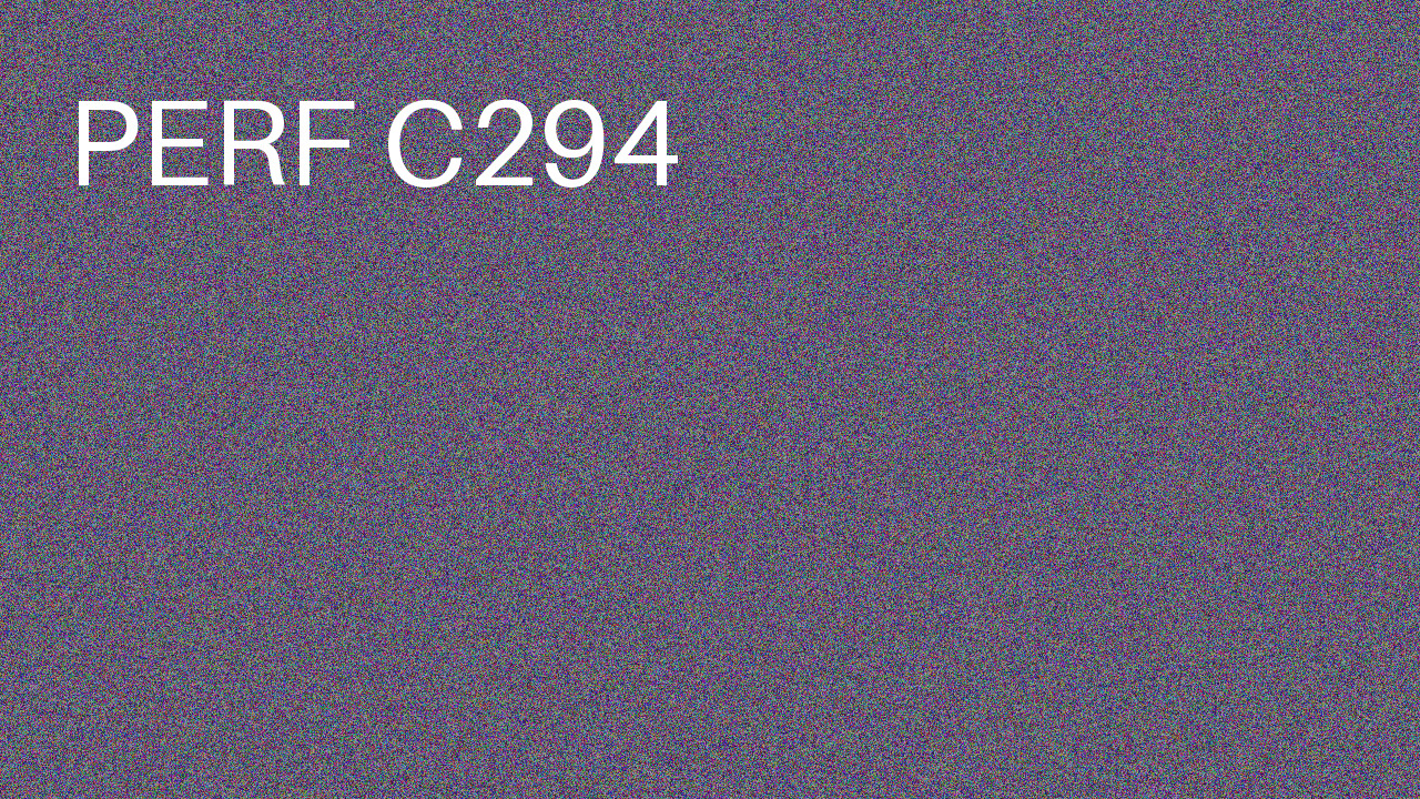 Perf Course 294 C294