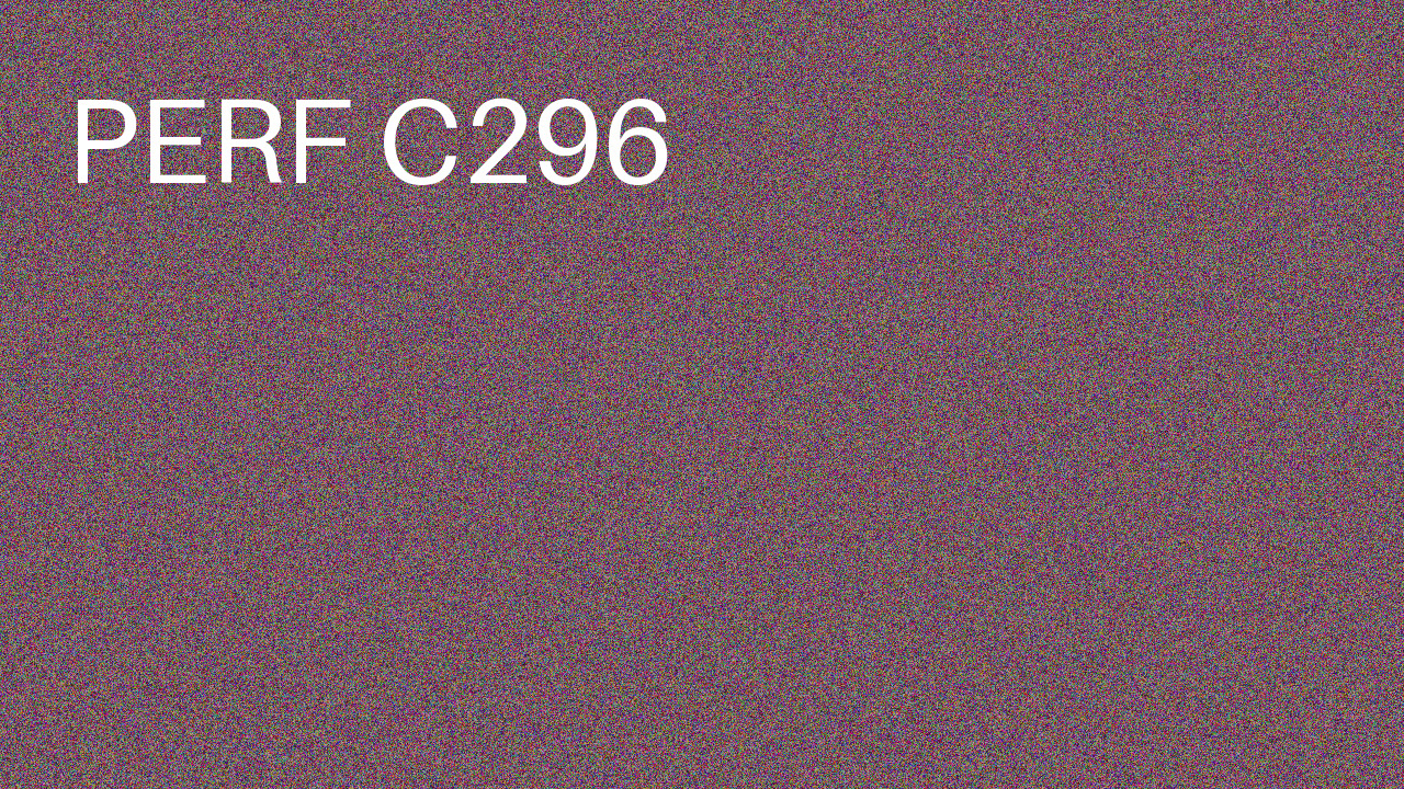 Perf Course 296 C296