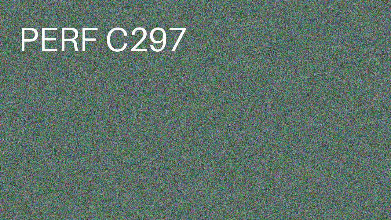 Perf Course 297 C297